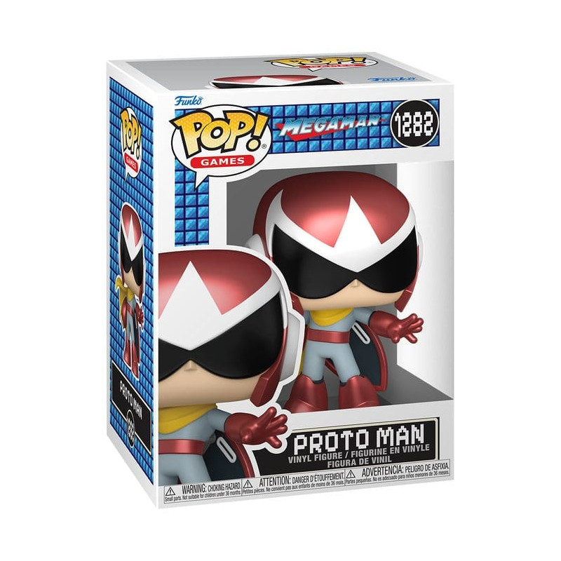 PROTO MAN MEGA MAN POP GAMES VINYL FIGURINE 9 CM