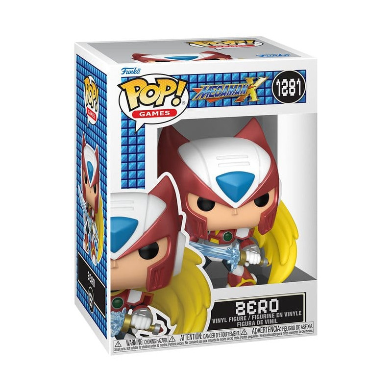 ZERO MEGA MAN POP GAMES VINYL FIGURINE 9 CM