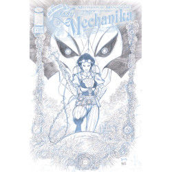 LADY MECHANIKA THE MECHANICAL MENAGERIE 4 (OF 4) CVR C INC 1:10 JOE BENITEZ & MARTIN MONTIEL B&W VA