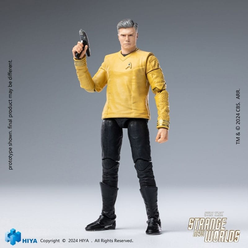 PIKE STAR TREK STRANGE NEW WORLDS FIGURINE EXQUISITE MINI 10 CM