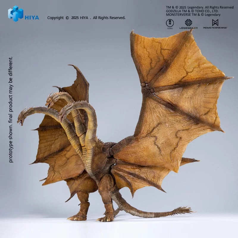 KING GHIDORAH 2 GODZILLA KING OF THE MONSTERS FIGURINE EXQUISITE BASIC 33 CM