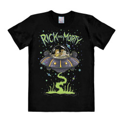 RICK AND MORTY SCPACESHIP T SHIRT TAILLE L