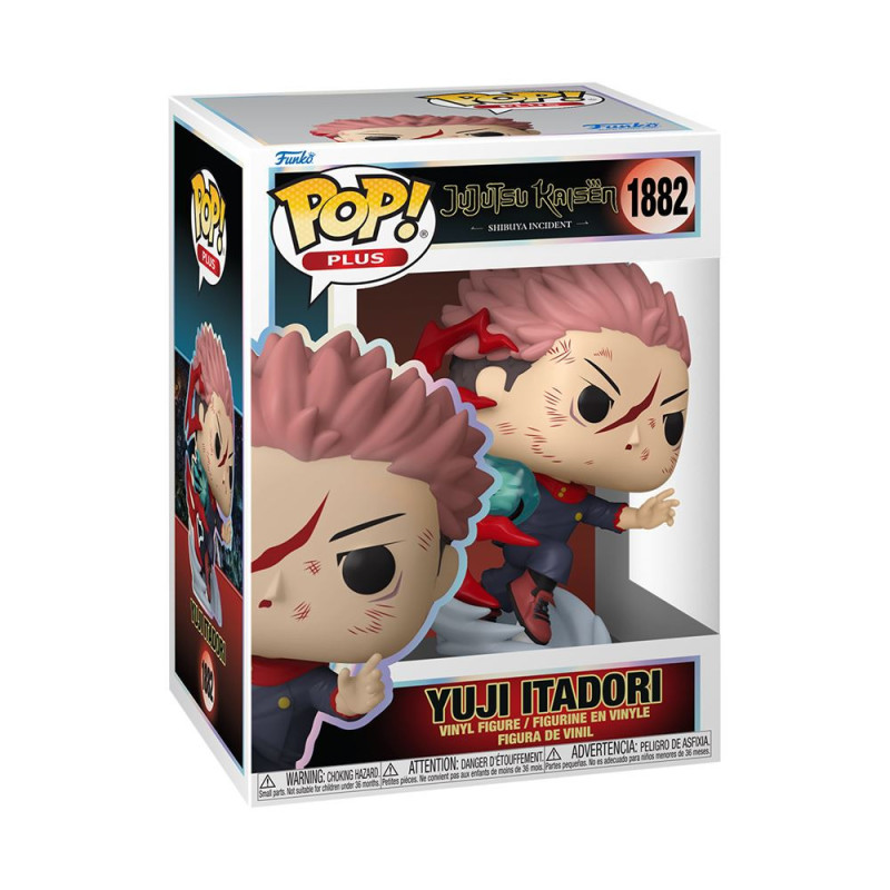 YUJI ITADORI JUJUTSU KAISEN POP PLUS ANIMATION VINYL FIGURINE 9 CM