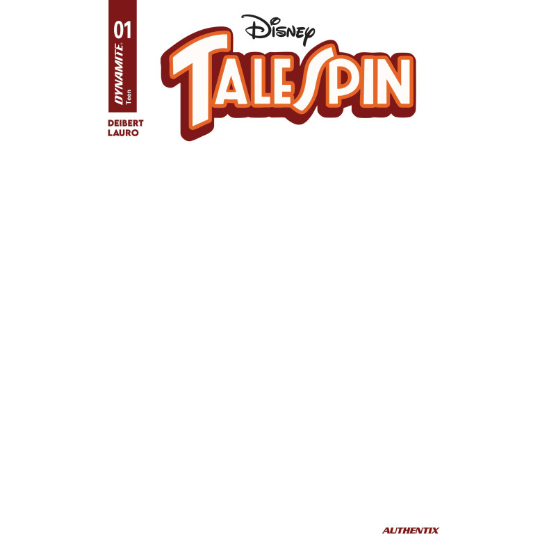TALESPIN 1 CVR G BLANK AUTHENTIX VAR
