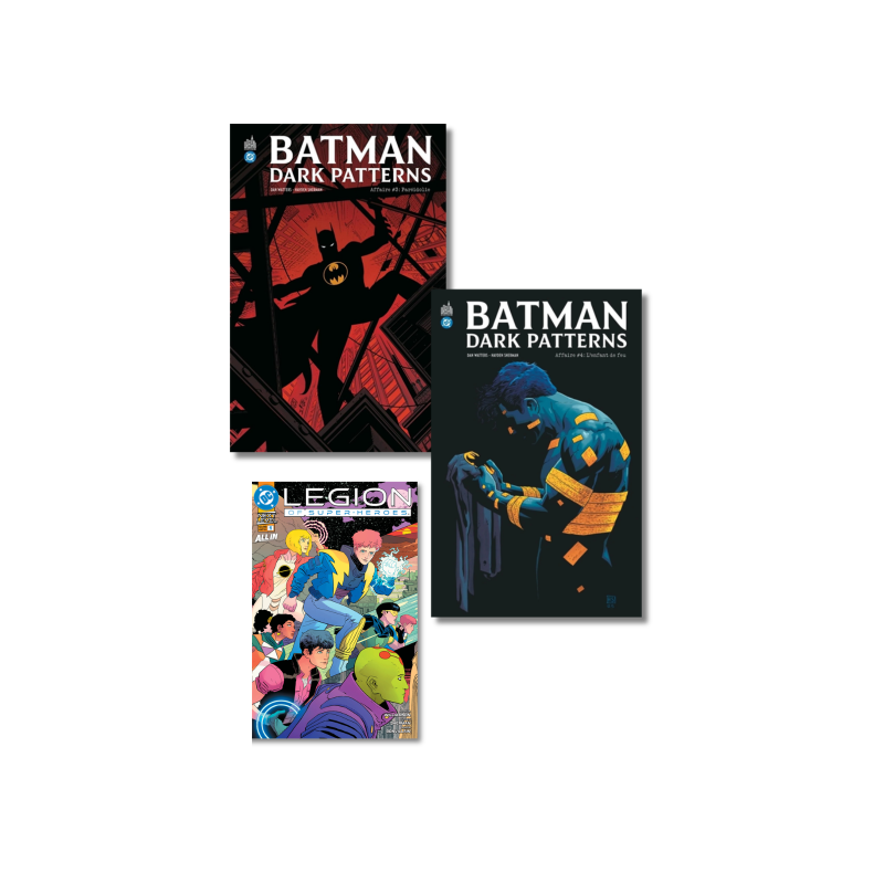 DOUBLE PACK DÉDICACE HAYDEN SHERMAN, DARK PATTERNS 3 et 4