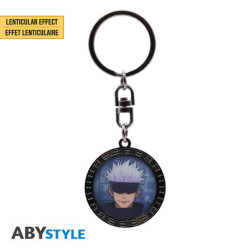 SATORU GOJO JUJUTSU KAISEN PORTE CLES LENTICULAIRE 4 CM