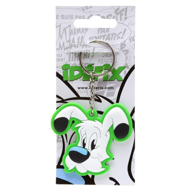 IDEFIX PORTE CLES PVC VERT ASTERIX