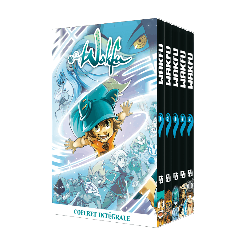 WAKFU MANGA FOURREAU T01 A T05 LA QUETE DES DOFUS ELIATROPES