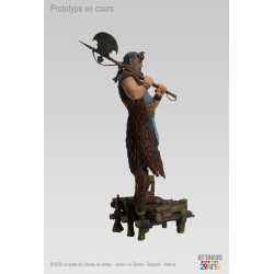 LE CHEVALIER BRAGON LA QUETE DE L'OISEAU DU TEMPS STATUETTE 28 CM