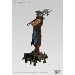 LE CHEVALIER BRAGON LA QUETE DE L'OISEAU DU TEMPS STATUETTE 28 CM