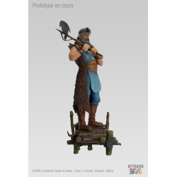 LE CHEVALIER BRAGON LA QUETE DE L'OISEAU DU TEMPS STATUE 45 CM