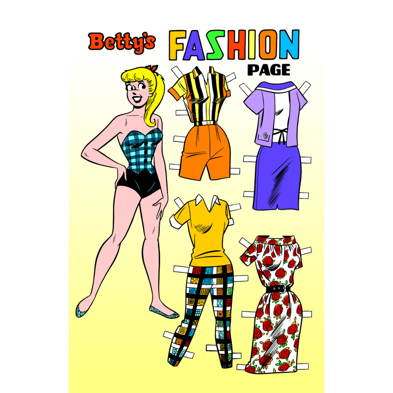 ARCHIE COMICS 85TH ANNIVERSARY PRESENTS BETTY & VERONICA FASHION PAGES (ONE-SHOT) CVR B DAN DECARLO