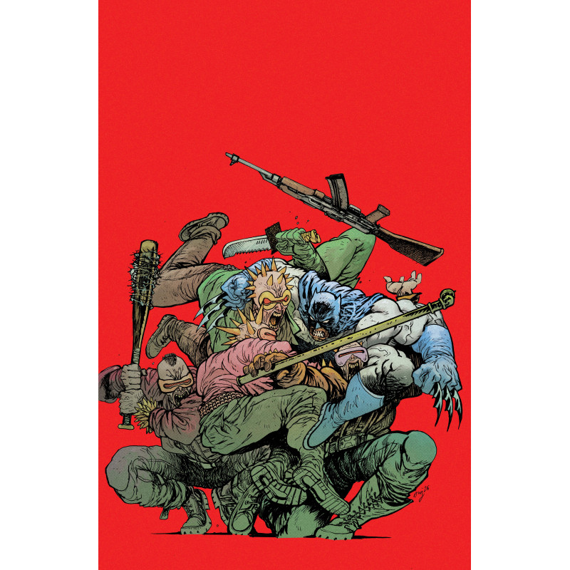 HARLEY QUINN 65 CVR E DANIEL WARREN JOHNSON DARK KNIGHT RETURNS 40TH ANNIVERSARY CARD STOCK VAR
