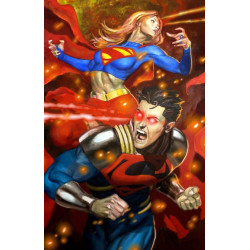 SUPERMAN 41 CVR B MIKE CHOI CARD STOCK VAR (KINGDOM OF ZOD)