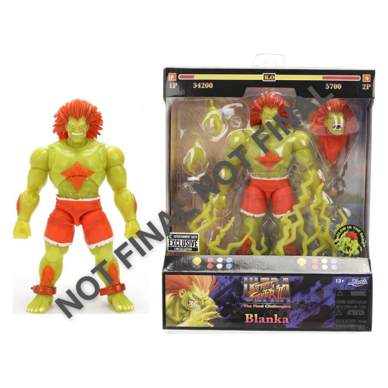 BLANKA GLOW IN THE DARK ULTRA STREET FIGHTER II THE FINAL CHALLENGERS FIGURINE 19 CM
