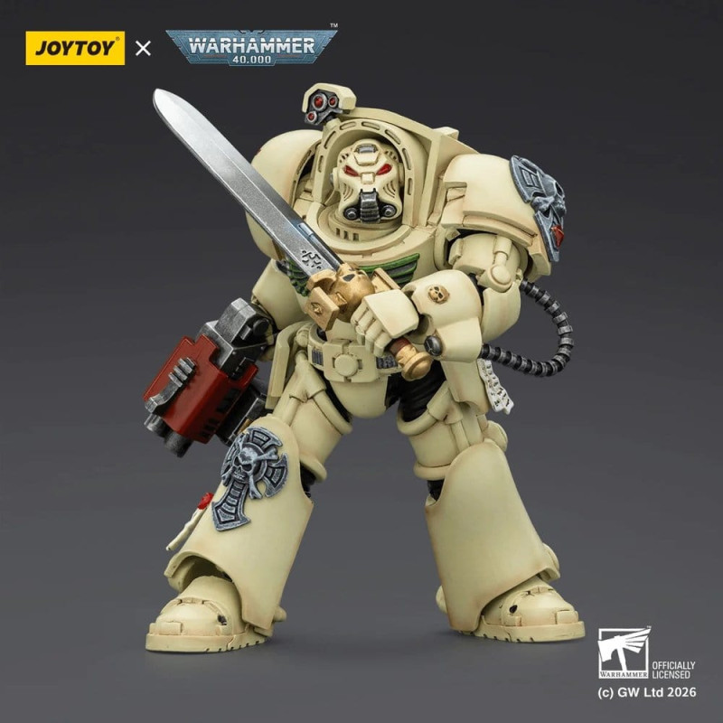DARK ANGELS DEATHWING TERMINATOR 1 POWER SWORD AND BOLTER WARHAMMER 40K FIGURINE 12 CM