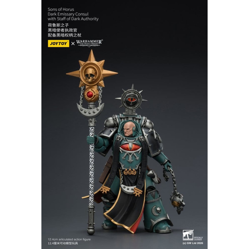 DARK EMISSARY CONSUL SONS OF HORUS WARHAMMER THE HORUS HERESY FIGURINE 12 CM