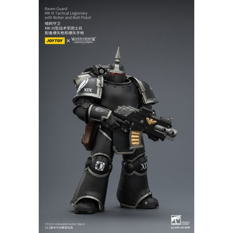 MKIII TACTICAL LEGIONARY RAVEN GUARD WARHAMMER THE HORUS HERESY FIGURINE 12 CM