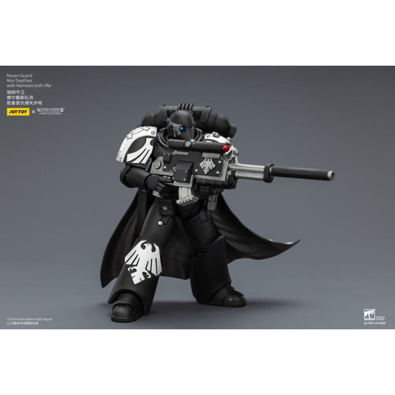 MOR DEYTHAN RAVEN GUARD WARHAMMER THE HORUS HERESY FIGURINE 12 CM