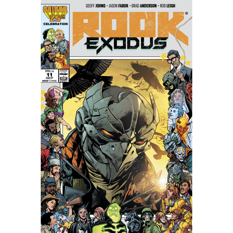 ROOK EXODUS 11 CVR D BRYAN HITCH & BRAD ANDERSON GEIGER 25 ANNIVERSARY VAR