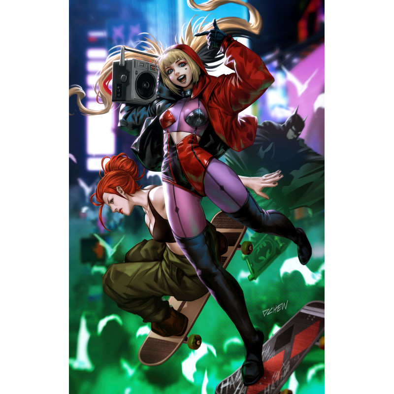 HARLEY QUINN 65 CVR D DERRICK CHEW CARD STOCK VAR