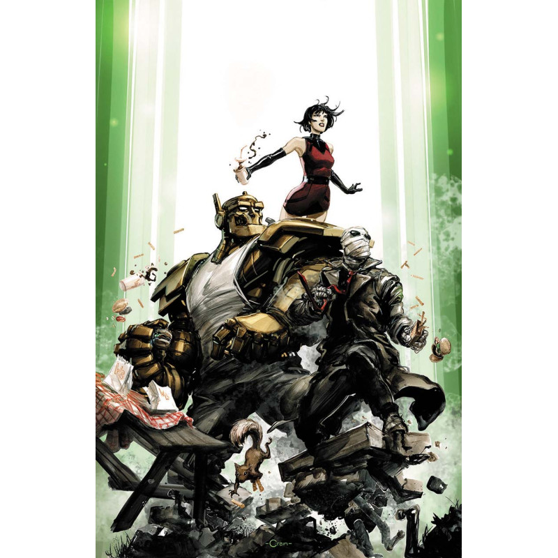 DOOM PATROL 1 CVR B CLAYTON CRAIN CARD STOCK VAR