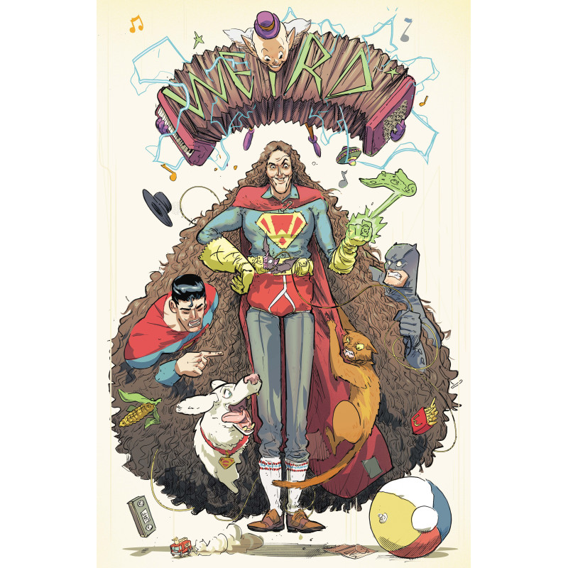 BATMAN SUPERMAN WEIRD AL WORLDS WEIRDEST 1 (ONE SHOT) CVR C RILEY ROSSMO CARD STOCK VAR