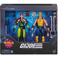 NINJA FORCE SCARLETT AND T JBANG GI JOE CLASSIFIED 212 FIGURINE 15 CM