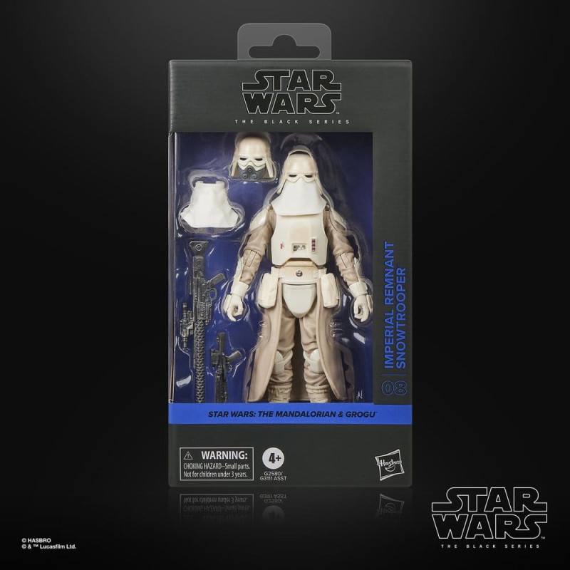 IMPERIAL REMNANT SNOWTROOPER MANDALORIAN AND GROGU STAR WARS BLACK SERIES FIGURINE 15 CM