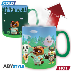 BIENVENUE SUR L ILE ANIMAL CROSSING MUG HEAT CHANGE 460 ML