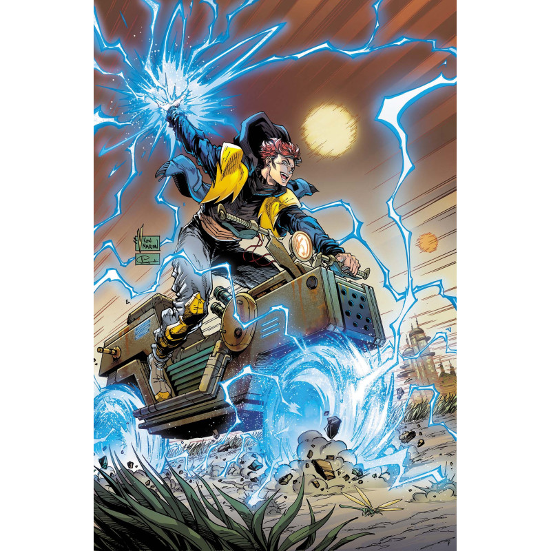 LEGION OF SUPER-HEROES 1 CVR I INC 1:25 V KEN MARION CARD STOCK VAR