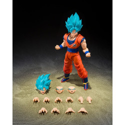 SUPER SAIYAN GOD SUPER SON GOKU BLUE POWER DRAGON BALL SUPER S H FIGUARTS 15 CM