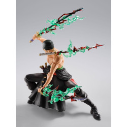RORONOA ZORO KING OF HELL ONE PIECE FIGURINE S H FIGUARTS 15 CM