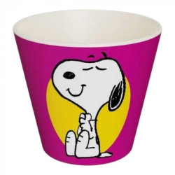 PEANUTS TASSE CAFE SNOOPY BE NICE ROSE 90 ML