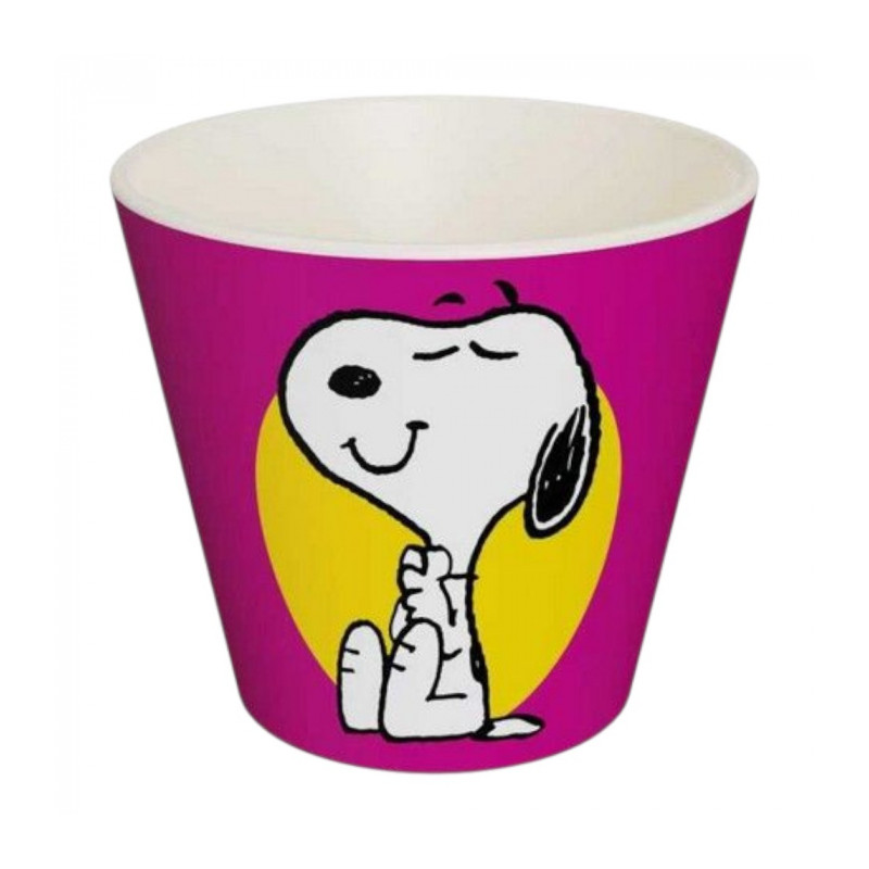 PEANUTS TASSE CAFE SNOOPY BE NICE ROSE 90 ML