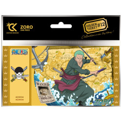 ZORRO ONE PIECE GOLDENT TICKET