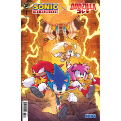SONIC THE HEDGEHOG X GODZILLA 2 COVER A (LAWRENCE)