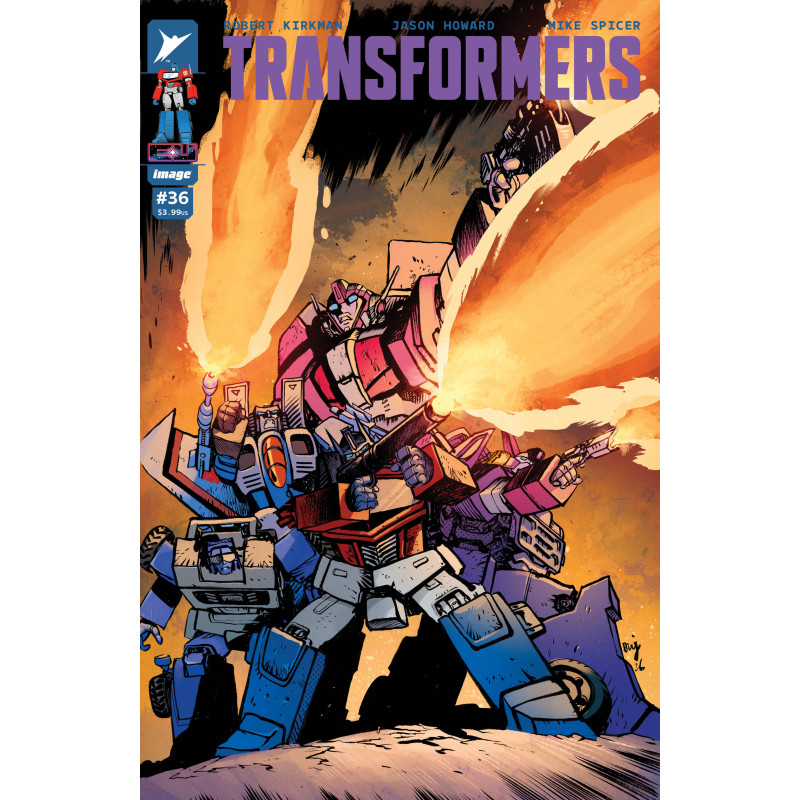 TRANSFORMERS 36 CVR B DANIEL WARREN JOHNSON & MIKE SPICER VAR