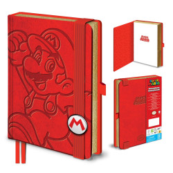 MARIO NINTENDO A5 SLIDER PREMIUM NOTEBOOK 15 X 21 CM