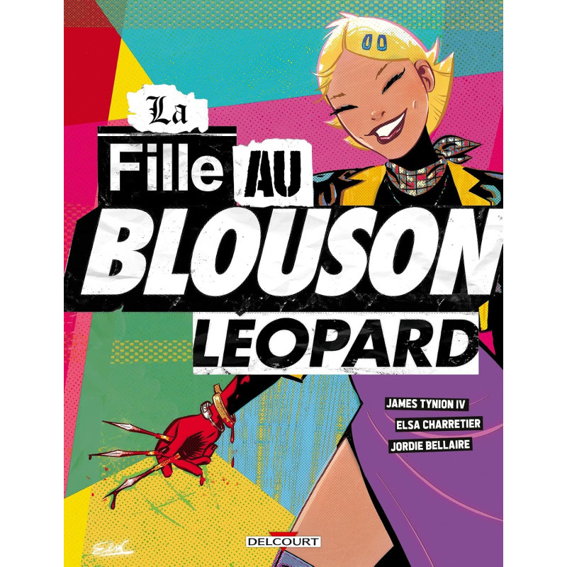 LA FILLE AU BLOUSON LEOPARD