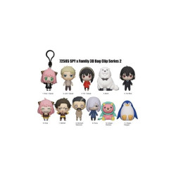 SPY X FAMILY 3D PORTE CLES FIGURINE EN PVC SERIE 2 BLIND BOX BOITE MYSTERE