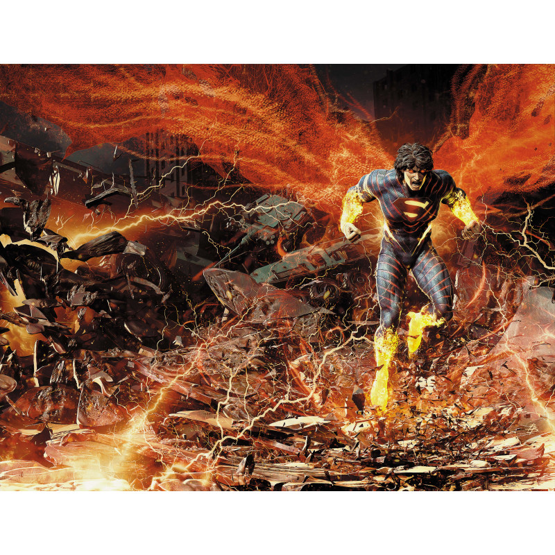 ABSOLUTE SUPERMAN 25 CVR G BJORN BARENDS DC SHOWCASE WRAPAROUND FOIL VAR