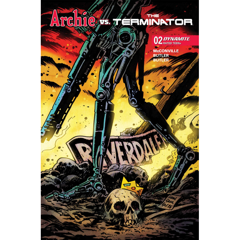 ARCHIE VS THE TERMINATOR 2 CVR A FRANCESCO FRANCAVILLA