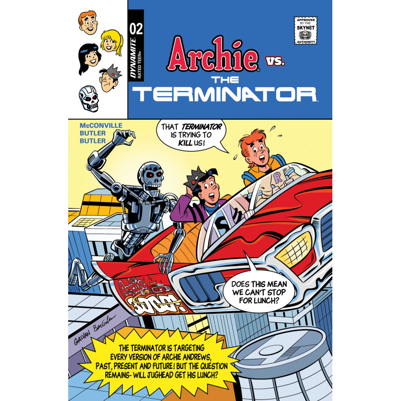 ARCHIE VS THE TERMINATOR 2 CVR D BILL GALVAN VAR
