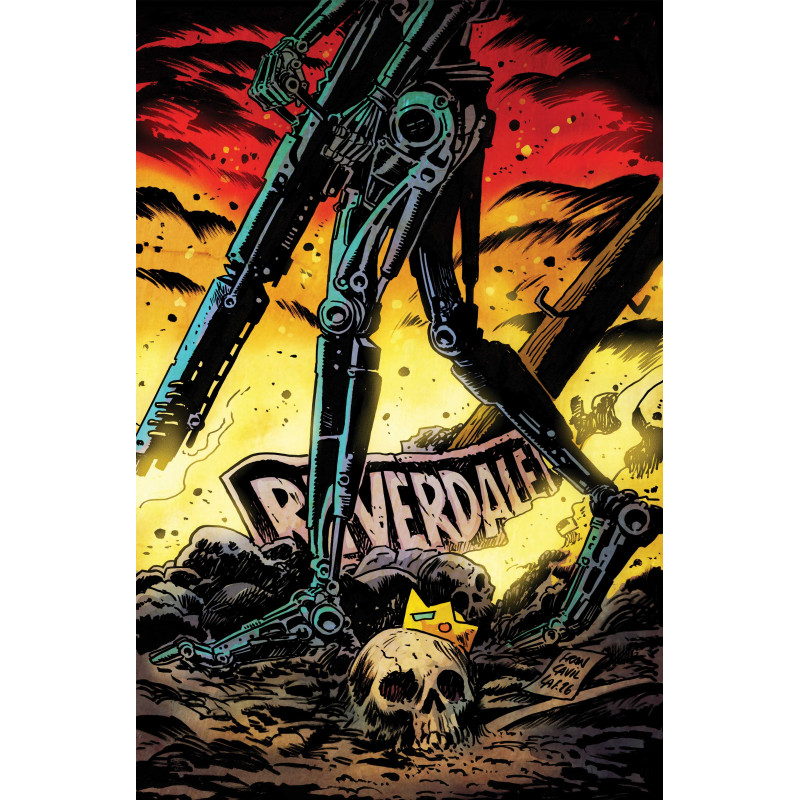 ARCHIE VS THE TERMINATOR 2 CVR E FRANCESCO FRANCAVILLA METAL PREMIUM VAR