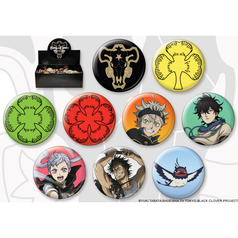 ATA-BOY BLACK CLOVER 144 PIECE BUTTON ASST (NET)