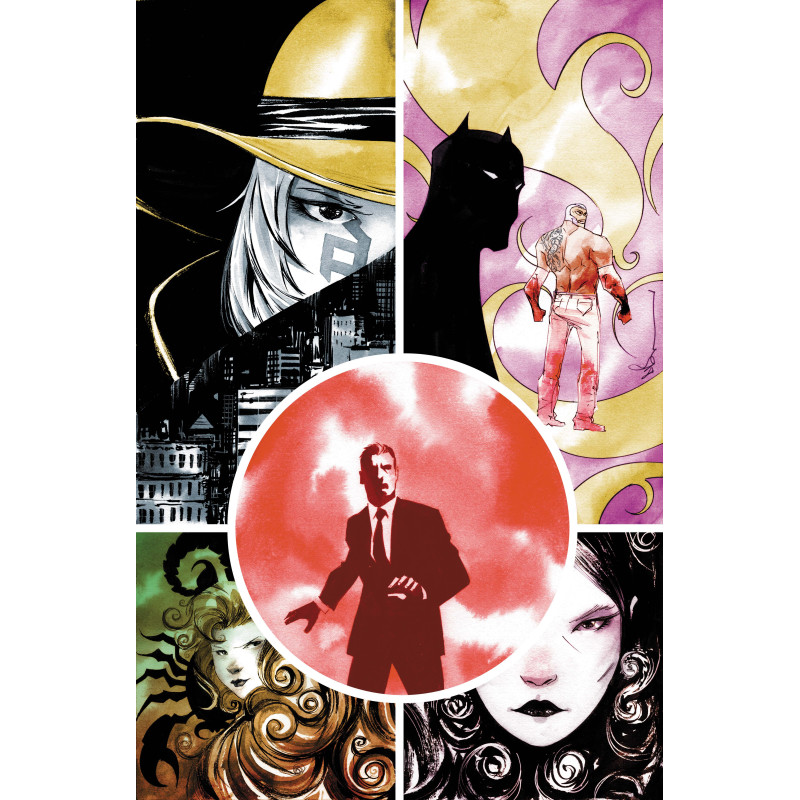 BATMAN 15 CVR C DUSTIN NGUYEN CARD STOCK VAR