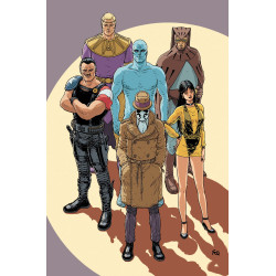 BATMAN 15 CVR F FRANK QUITELY WATCHMEN 40TH ANNIVERSARY CARD STOCK VAR