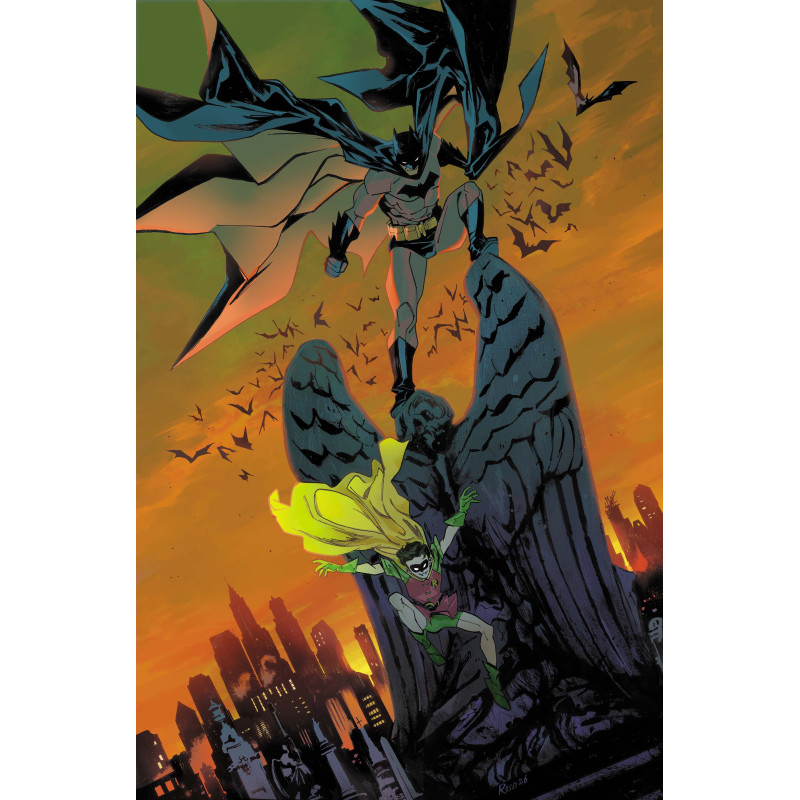 BATMAN & ROBIN YEAR ONE DYNAMIC DUOS 4 (OF 12) CVR D ROSSI GIFFORD CARD STOCK VAR