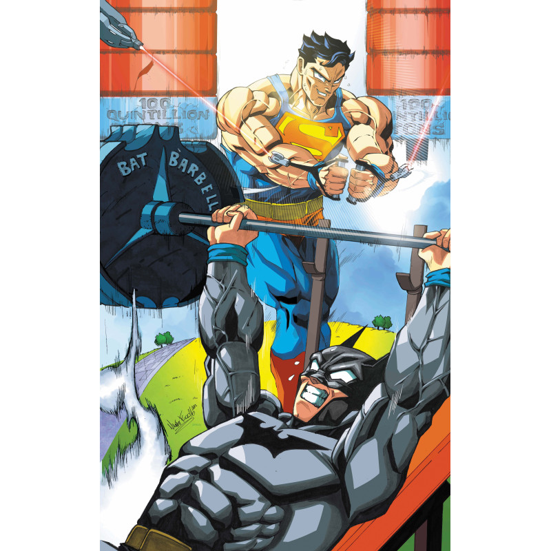BATMAN SUPERMAN WORLDS FINEST 57 CVR B MARIO FOX FOCCILLO CARD STOCK VAR